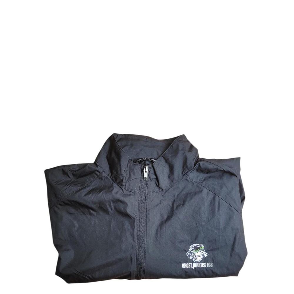 Savannah Ghost Pirates Port Authority black windbreaker jacket Size M
